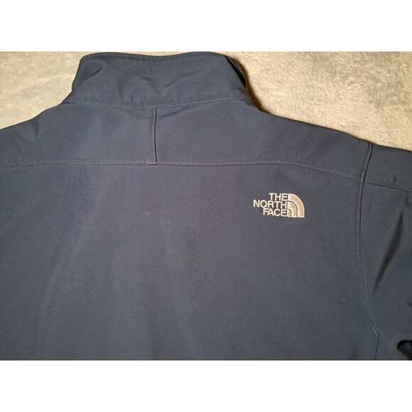 The North Face Jacket Mens Medium Blue Full Zip Apex Soft Shell Winter Outdoors - Picture 10 of 10